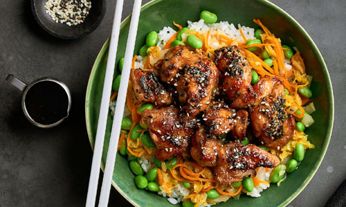 Teriyaki Rice Deluxe Bowl